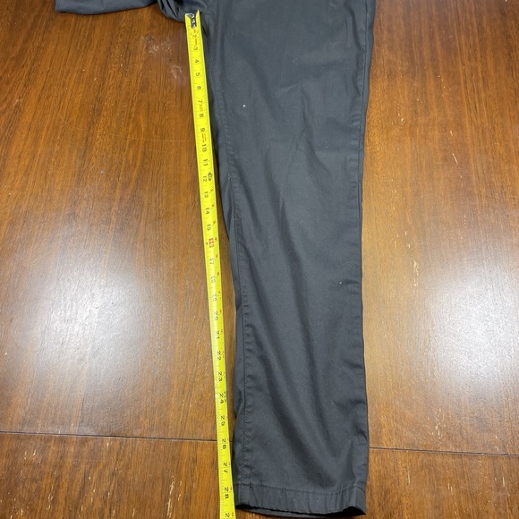 Birddogs Men's Size 32x30 Black Cotton Blend Slim Flit Stretch Khaki Pants - Picture 8 of 8